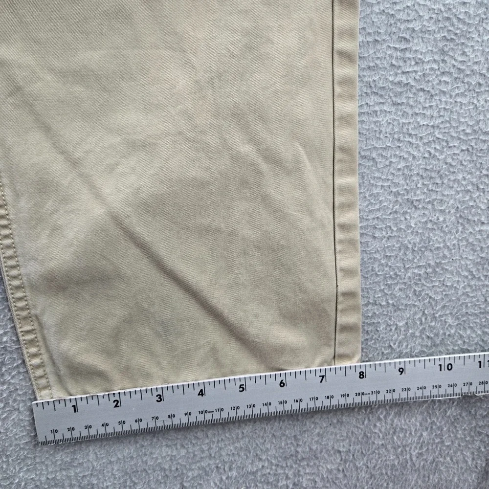 Bonobos Men Pants 34x34 Beige Straight‎ Pockets Flat Front Mid Rise Cotton